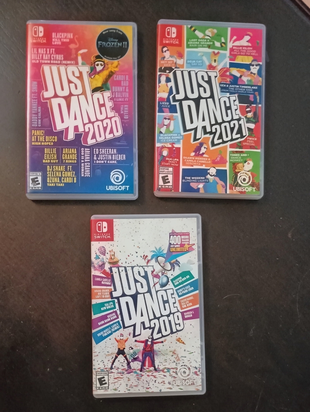 Just Dance 2020, 2021 & 2019 Nintendo Switch Games - Multi-Color